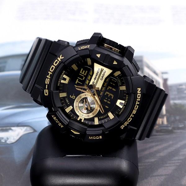 G-SHOCK Men's Big Face Digital Standard Analog Urethane Watch GA-400GB