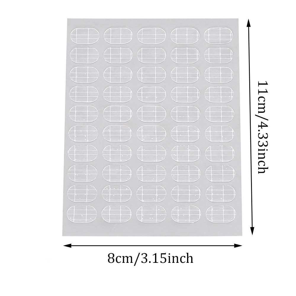 Transparent Double-Sided Adhesive Tape Traceless Nail Display Board Paste Practice Fixing Base Jelly Glue Manicure Tool