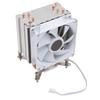 CPU Cooling Fan 3.54in 4 Heat Pipes 3pin 12VDC 2000RPM Hydraulic Bearing CPU Air Cooler for Motherboard with Backplate