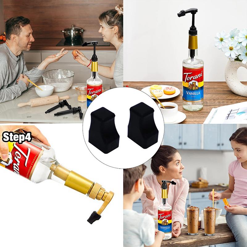 10 ks Víko uzávěru pumpičky na kávový sirup Krytky nalévacího uzávěru Krytky na sirup Gumové víčko Hodí se pro pumpu na sirup, dávkovač nalévání, láhev na olej