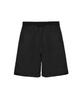 Nigaennikol Dot Double Line Satin Half Pants_Black