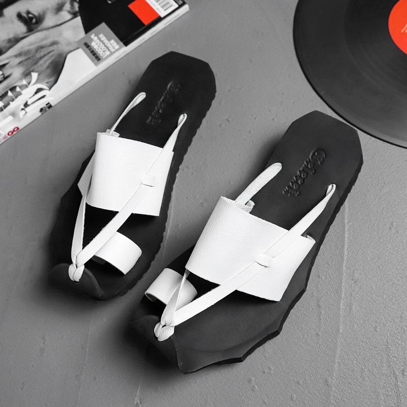 Fashion Summer Fashionable Niche Design of Beach Slippers for Men Flat Heels Quick-drying Anti-slip Slippers