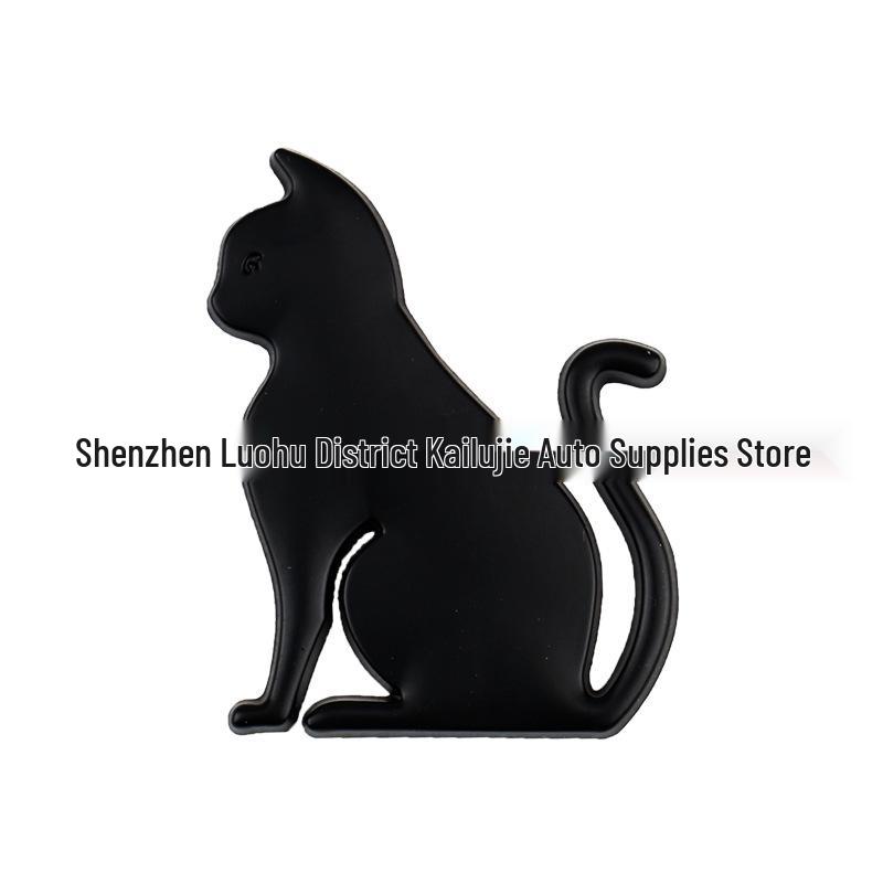 3D Cute Cat Car Sticker - Scratch Cover & Decoration