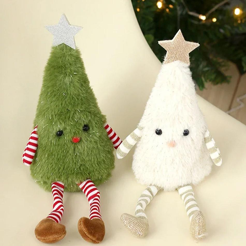 Christmas  New Year Christmas Tree Plush Ornaments - Cute Hanging Decor for Home  Parties, Perfect Holiday Gift for Kids