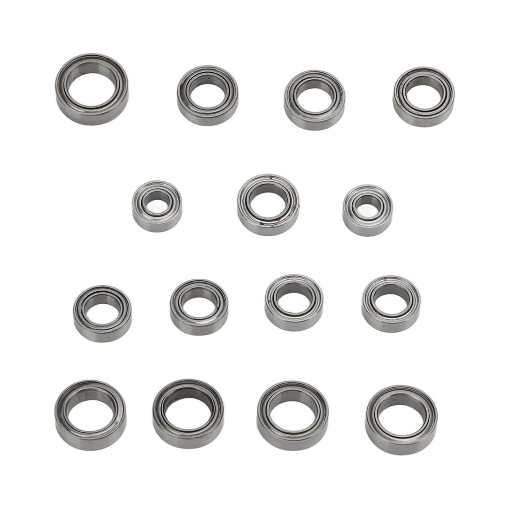 15KS RC Auto Kuličková ložiska Nerezová kuličková ložiska Sada pro Traxxas LaTrax Teton 118 RC Náklaďák