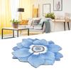 1pc Non-slip Flower Carpet Chinese Style Lotus Floor Mat Bedside Blanket Cloakroom Mat 40x40cm Home Living Room Decoration