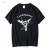 COCK SPARRER ZWEI AFFEN NEUES SCHWARZES T-SHIRT lang- oder kurzärmlig Vintage Gewaschene Streetwear Atmungsaktiv Leicht dehnbar Unisex