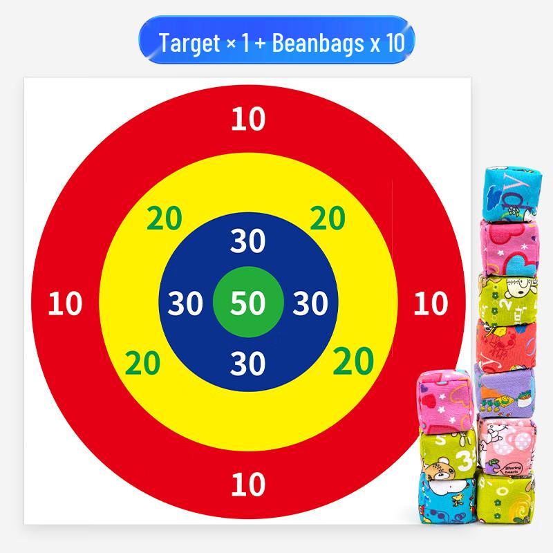 Outdoor Target Plate & Sandbag Toss Game Set