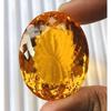 Yellow Citrine Brazilian Natural 200 Ct Oval Cut Stunning Certified Gemstone