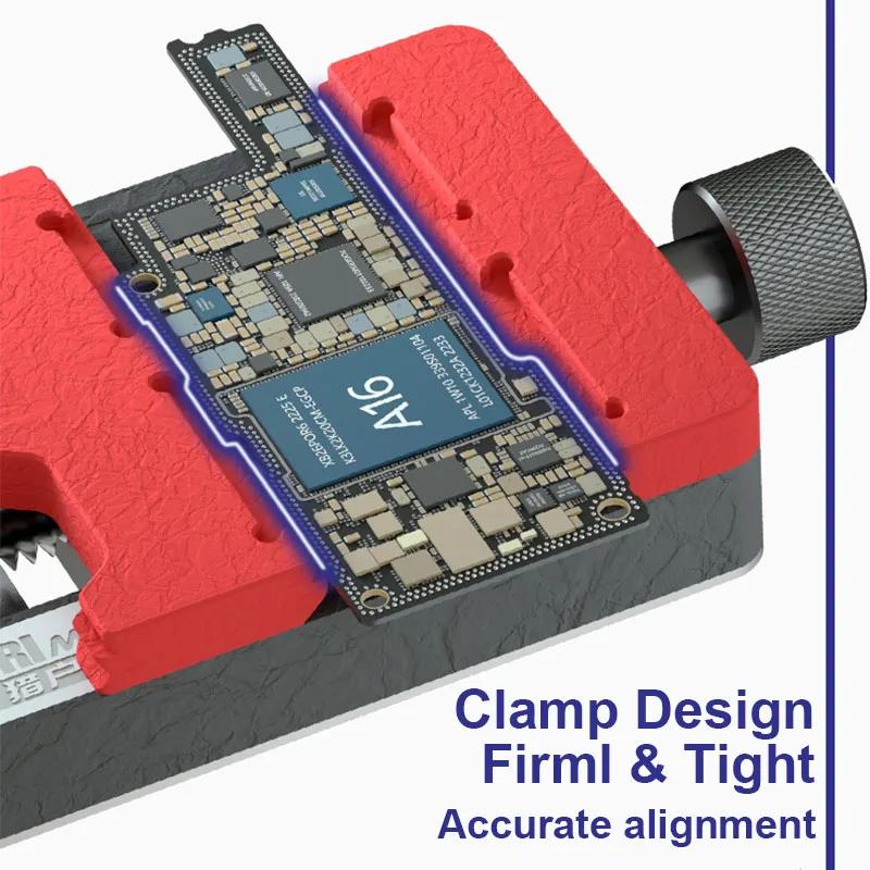 MECHANIC ORI Mini Universal MainBoard BGA Dual-axis Fixture Glue Removal Heat Dissipation Fixed Clamp Soldering Fixture Tool