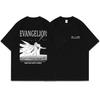 Neon Genesis Evangelion End of Eva Maglietta con Occhio Stile Classico Manica Corta Unisex Uomo Donna Estate Girocollo Cotone T-shirt