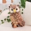 Cartoon Simulation Owl Plush Toys Sofa Car Plush Decoration Cute Owl Miniatures Cartoon Mini Owl Ornaments Outdoor