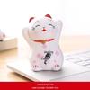 Ceramic Lucky Cat Ornament - Small/Medium Size for Home, Car, or Living Room Decoration - Cute Pet Gift
