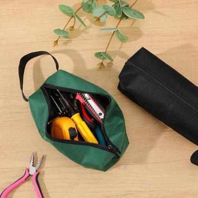 Hot Zipper Pouch Canvas Tool Bag Multi-Purpose Small Zippered Storage Organizer Screwdriver Tool Bag for Tool Storage