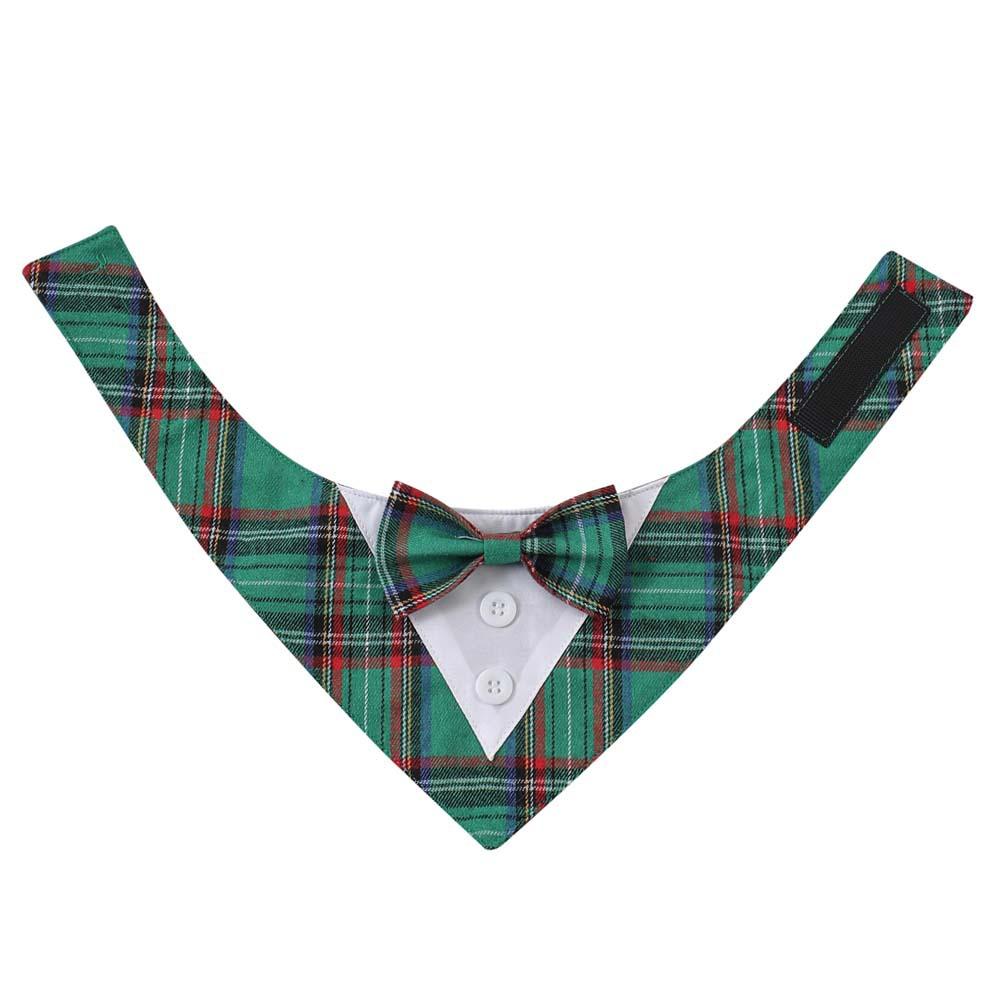 Tanpopo Dog Tuxedo Formal Wedding Bandana Bow Tie Birthday Costume Adjustable Pet Party Attire Valentines Outfit Cosplay Collar