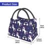 Custom Cartoon Unicorns Rainbows Lunch Bags Men Women Warm Cooler Insulated Lunch Boxes for Office Travel