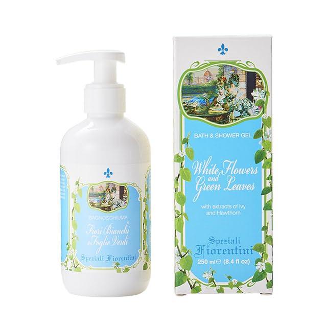 

Derbe Derbe White Flower Green Leaf Bath Shower Gel Body Soap 250 мл & &