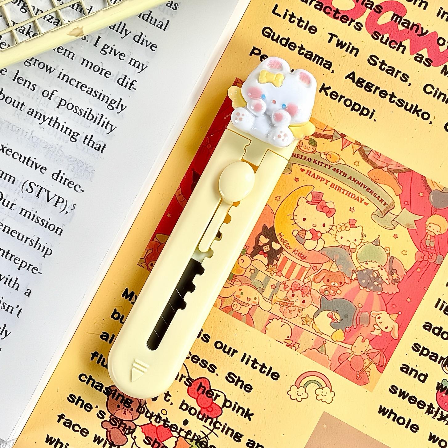 

1 шт. маленький универсальный нож мини-милый мультяшный нож для резки коробок с кошачьей лапой прекрасный открывалка для писем Kawaii креативные канцелярские аксессуары 9.5*2cm