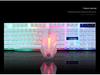 Li-Mage GTX300 White RGB Backlit USB Gaming Keyboard and Mouse Set