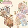 3D Miniature Scene 3D Stickers DIY Notebook Sticker Cartoon Landscape Sticker Book  Children Gift