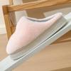 Fashion Thickened Plush Cotton Couple Slippers for Winter Indoors Anti-Slip and Warm Home Household Shoes