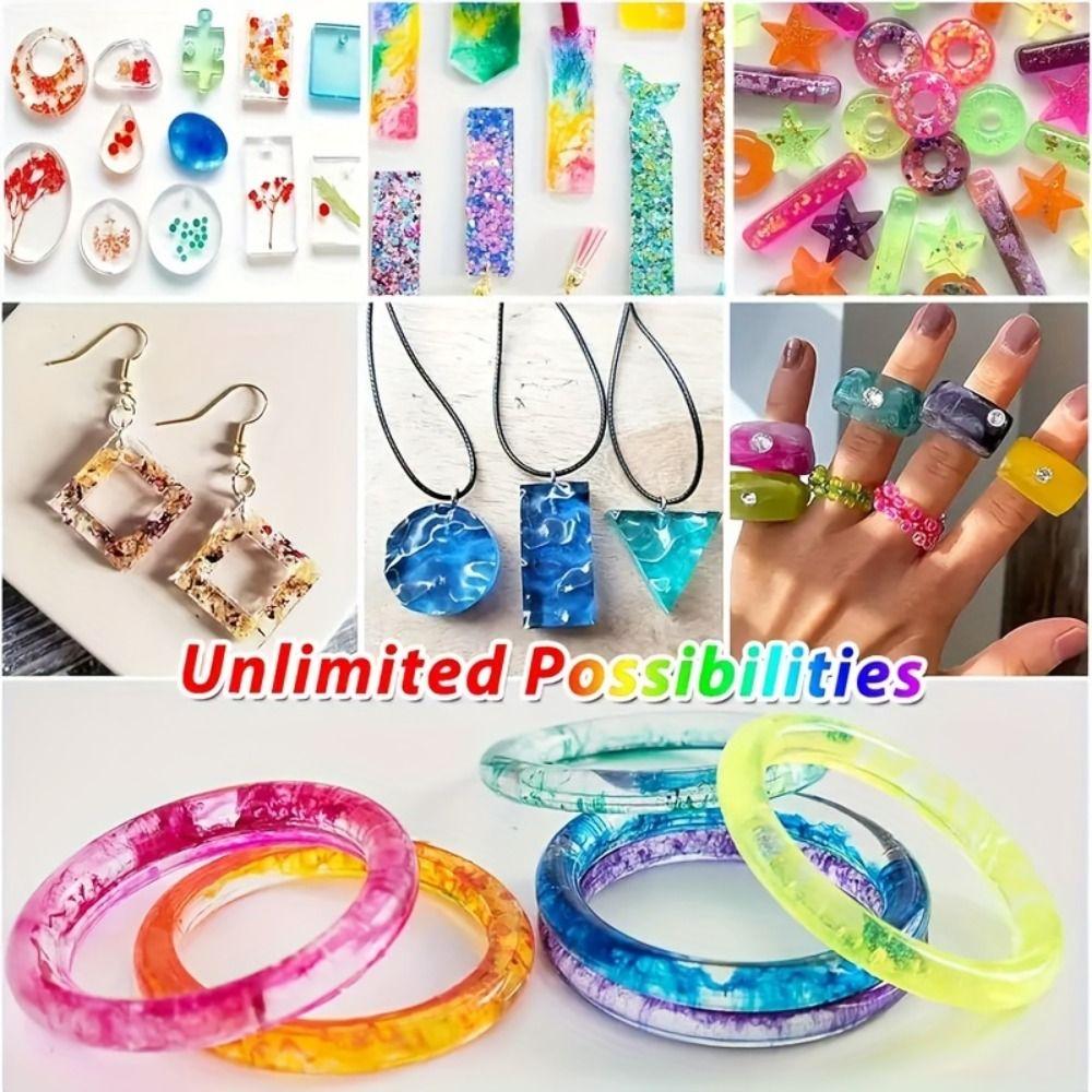 Stampo in Silicone per Orso Kit Stampo in Resina Epossidica Set Potenziato con Glitter Kit Stampo in Resina Epossidica Decorazione per Ufficio