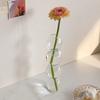 1pc, Creative Glass Bubble Vase Art Color Transparent Cute Style Decoration Bed Flower Arrangement Decorative Crafts