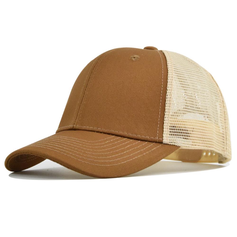 High Quality Mesh Breathable Baseball Cap For Men Women Adjustable Running Outdoor Sport Sun Protection Hat Snapback Trucker Hat
