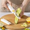 Multifunctional Portable Fruit Knife & Peeler: 2-in-1 Kitchen Tool for Efficient Peeling