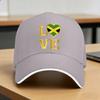 Love Jamaica Flag Design Golden Print Baseball Cap  Fashion Trucker Hat Summer Couple Women Outdoor Sport Baseball Caps