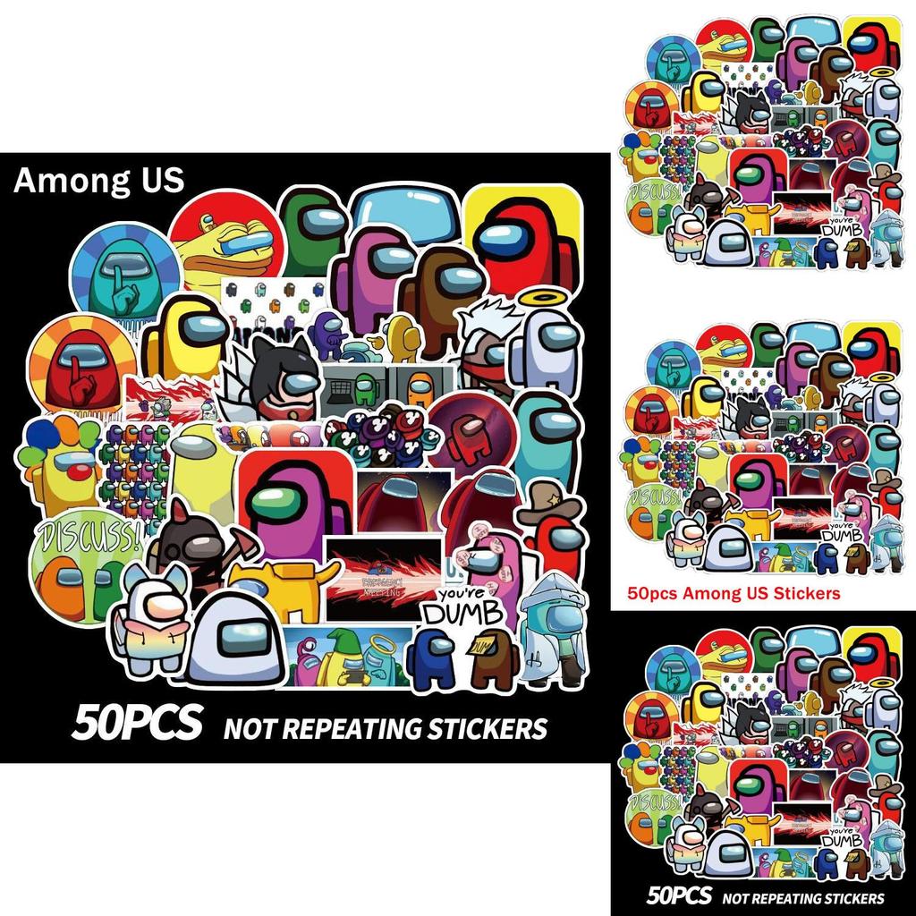 Game 50pcs Stickers Waterproof Pvc Luggage Laptop Mug Bikes Diy Decals