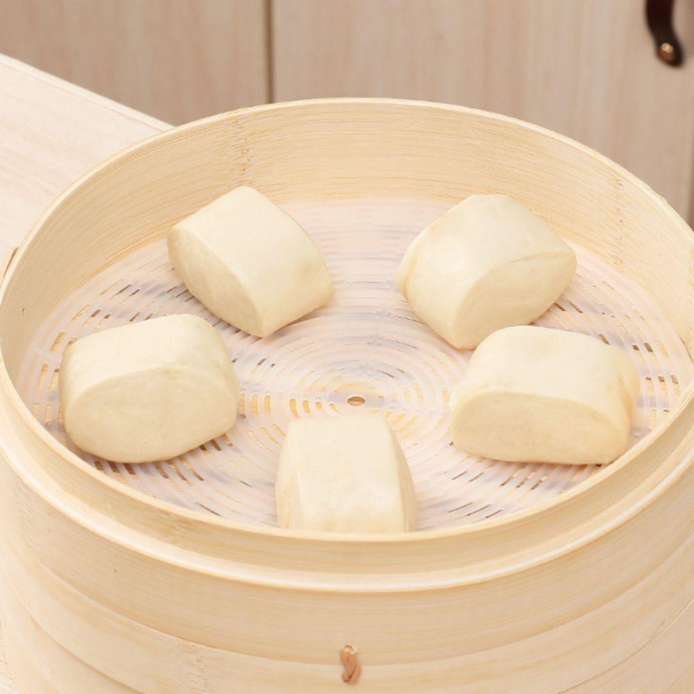 Non-Stick Steamer Pad Heat-resistant Steamer Liner Round Dim Sum Paper  Stuffed Bun