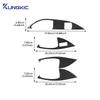 For Seat Altea 2004-2011 2012 2013 2014 2015 2016 Real Soft Carbon Fiber Sticker LHD RHD Car Window Lift Panel Interior Trim