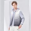 Tanboer Men's Stand-Up Collar 90% Down Puffer Vest