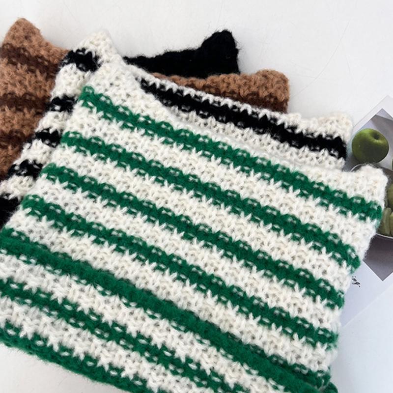 Crochet Knitted Hat Devil Horn Hat Beanie Skullies Beanie Winter Warm Funny Hat Halloween Party Cosplay Party Favors