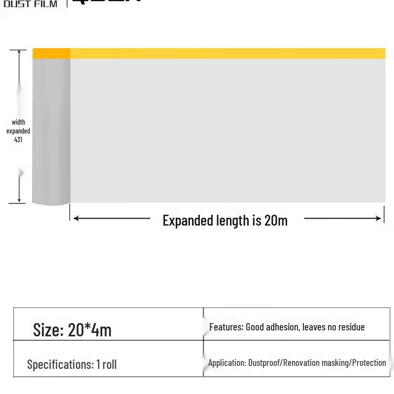 Aggre PE Dustproof Moving & Furniture Protection Film