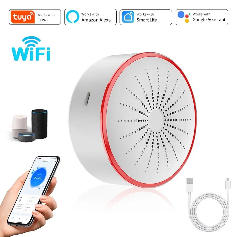 

Tuya WiFi ZigBee Home Security System Smart Alarm Sound and Light Siren Sensor Detector Smart Life APP Support Alexa Google Home