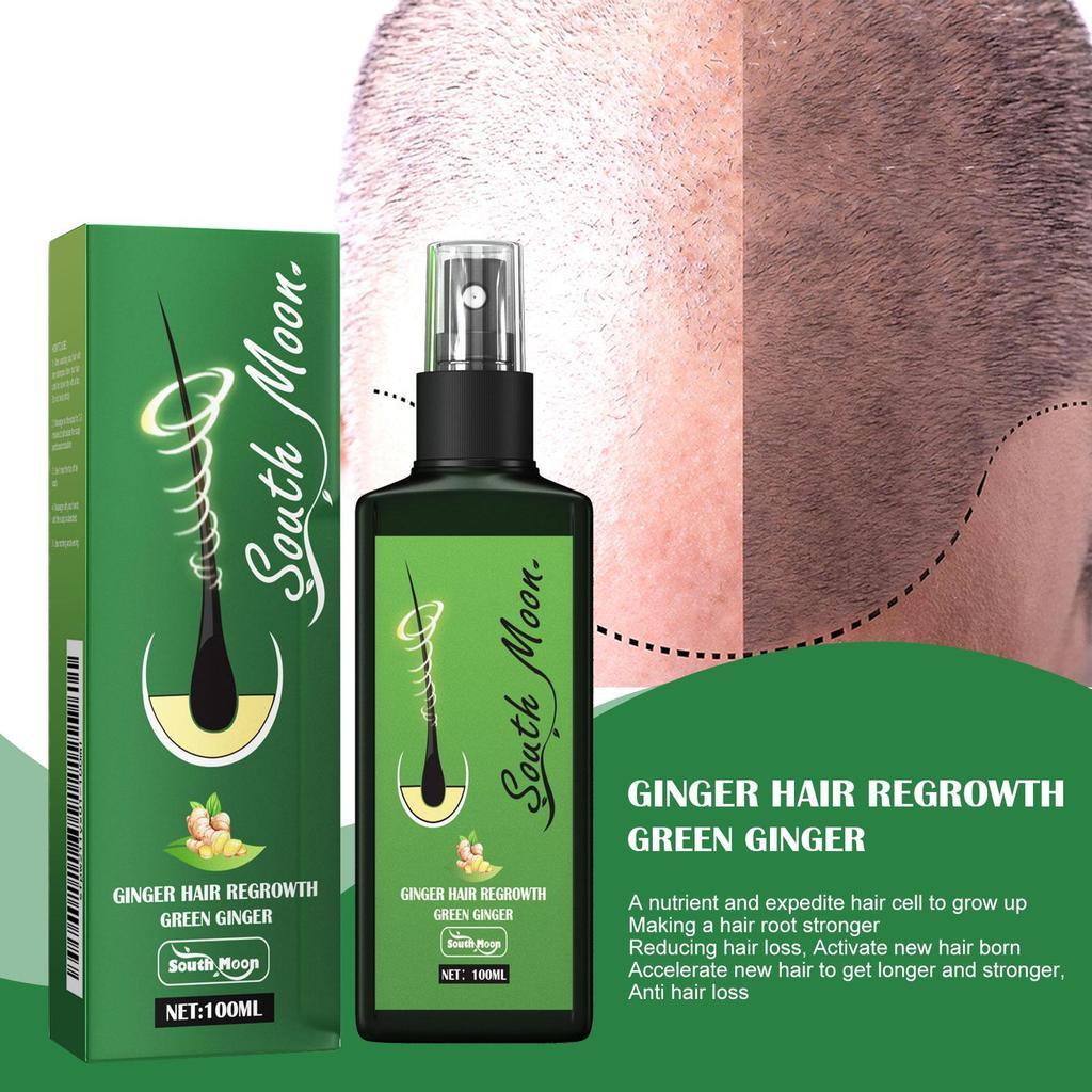 Ginger Hair Spray Promote Growth Anti Loss Improve Thin Dry Breakage Hair Nourish Root Scalp Damaged Treatment Hair Grow Spray
