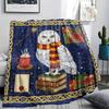1 Peça Manta de Flanela com Estampa de Desenho Animado, Alta Qualidade Confortável para Todas as Estações, Decoração de Casa, Calor e Conforto, Perfeita para Presente de Natal Aniversário
