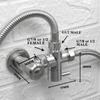 Handheld Bidet Toilet Portable Spray Gun Set Stainless Steel Cleaning Women Washing Self Cleaning Bathroom Accessories