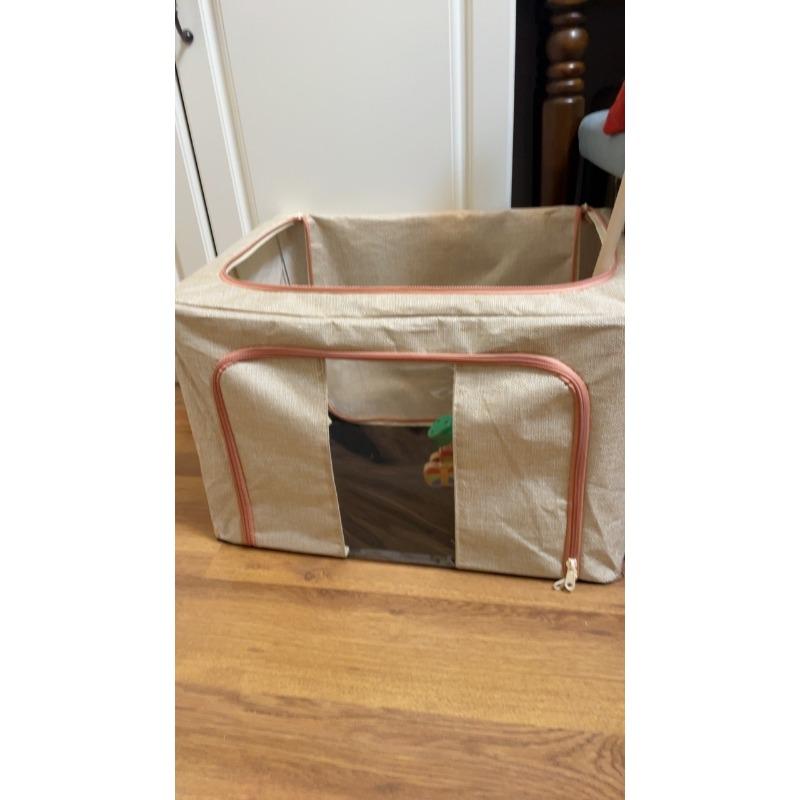 Large Foldable Quilt Storage Bag-Dust-proof Organizer Box for Clothes Blankets Wardrobe Cabinet Storage Organizers for Home Use