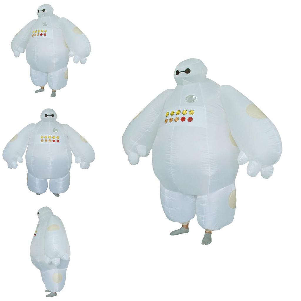 Prémiová kvalita Pánský nafukovací kostým maskota Baymaxe z Big Hero 6 Kostým na maškarní ples Cosplay