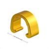 20Pcs Aluminum Alloy Bike Brake Cable C-Clip Guide Clamps for Mountain Road Bicycles - Cable Housing Clip for Bicycle Brakes