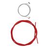 MEROCA Bicycle Shifter Cable Housing Kit Bike Brake Cable Housing Sets Bicycle Brake Line TubeRed