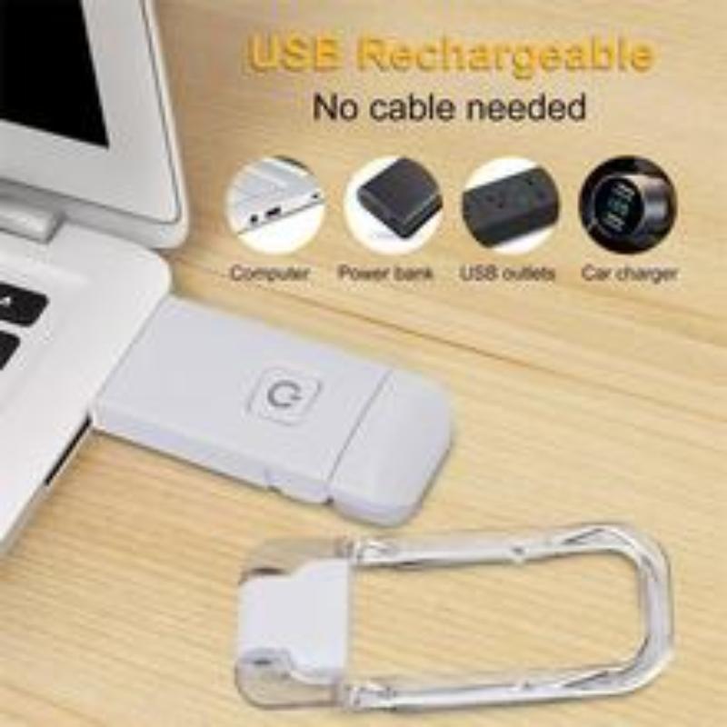 Luz de leitura recarregável LED USB para livros, luz noturna com proteção para os olhos, luz de mesa portátil com clipe, marcador de livros, luz de leitura, lâmpada noturna