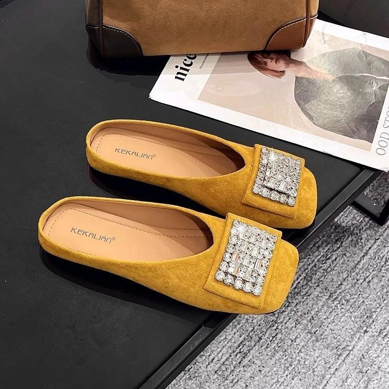 

Slides Outside Shoes for Women Flat Woman Slippers Stylish Summer Sandals Sale 39 Original Top Designs Slip-resistant Footwear 35