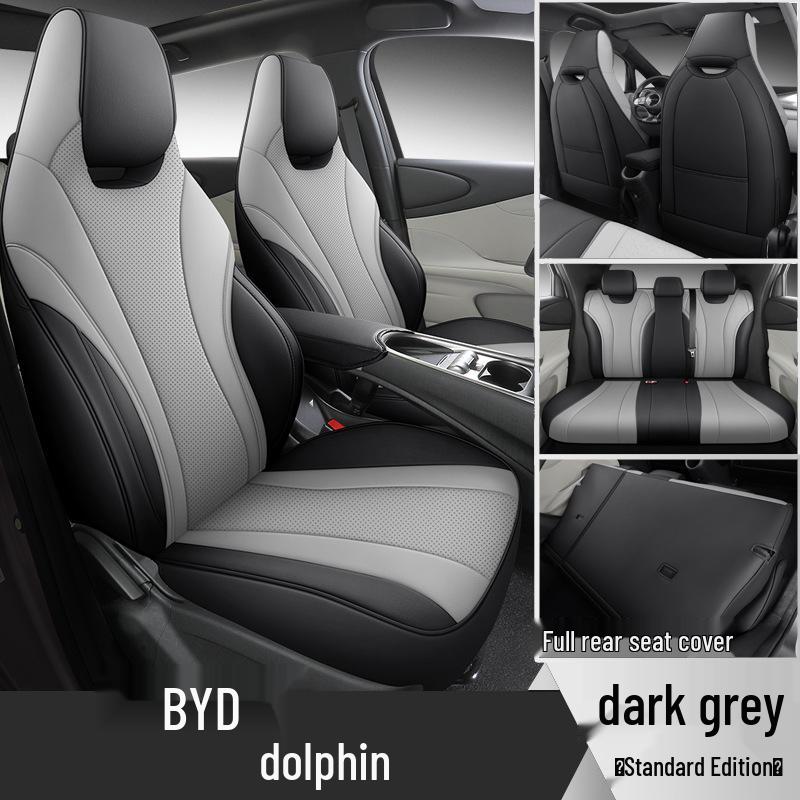 BYD Dolphin Car Seat Cover - Full Wrap, Leather, All-Season Universal Fit