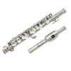 SLADE Silver Piccolo, C Key, 16 Holes, White Brass Body with E Key – Beginner Grade Exam Instrument.