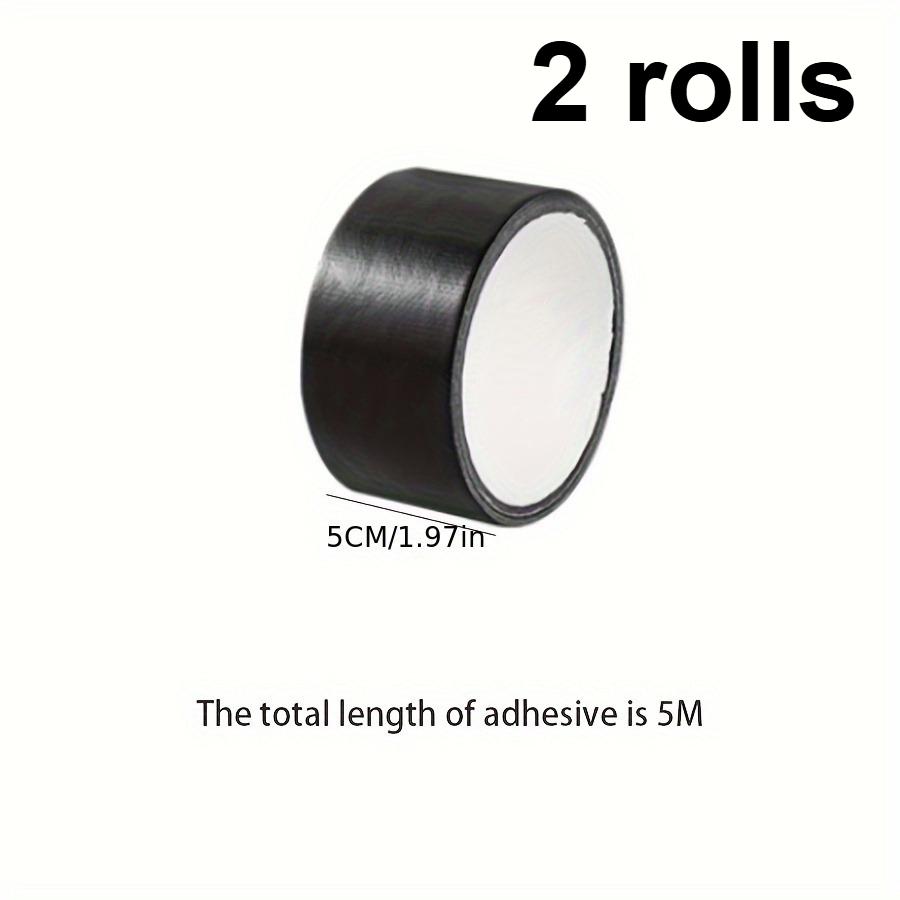 2 Black Cloth-based Adhesive Tape Is Used For Cushion Repair Leather Seat Sofa Leak Repair Leather Wear-resistant Repair Tape