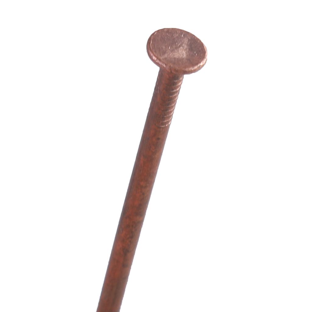 15Pcs Purely Copper Nails Replacement Stump Removal Spikes Hardware Nails for Killing Trees Removing Stumps Copper Nails